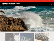 Tablet Screenshot of marine-cafe.com